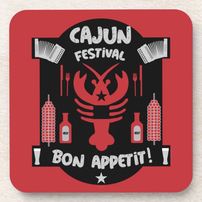 Best Cajun Cooks   Beverage Coaster (Front)