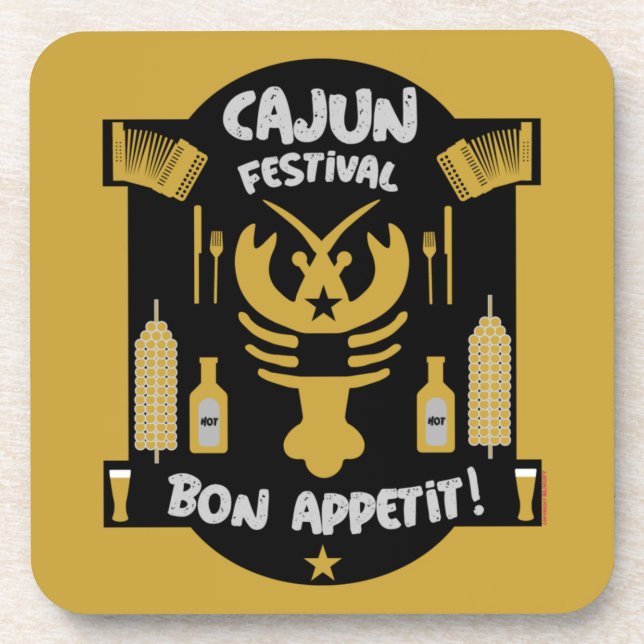 Best Cajun Cooks  Beverage Coaster (Front)