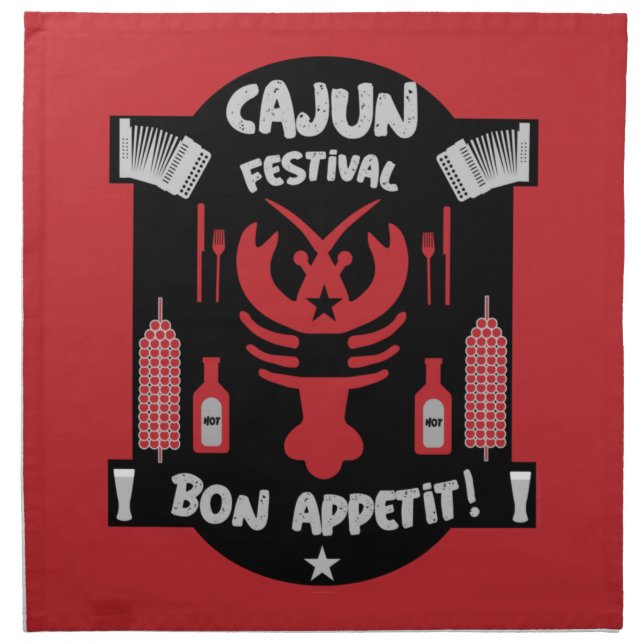 Best Cajun Cooks    Cloth Napkin (Front)