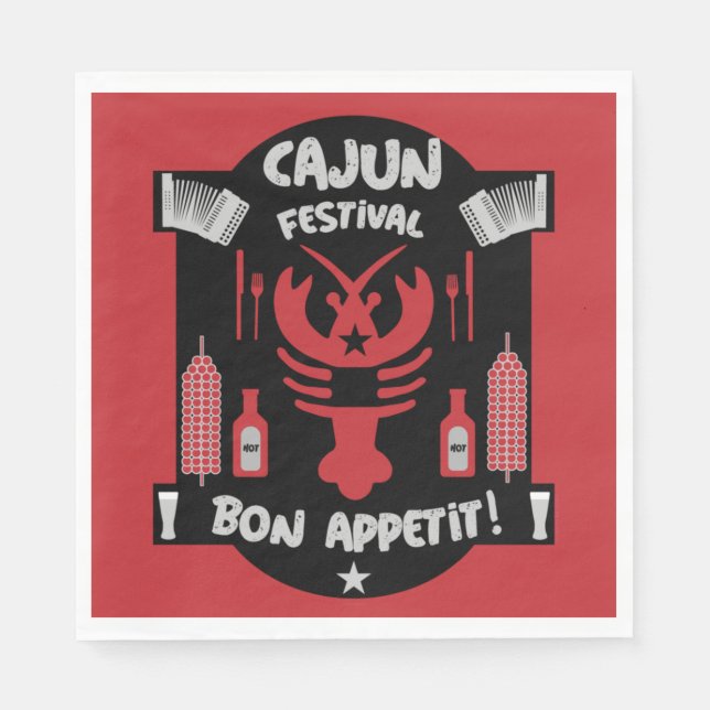 Best Cajun Cooks  Napkins (Front)