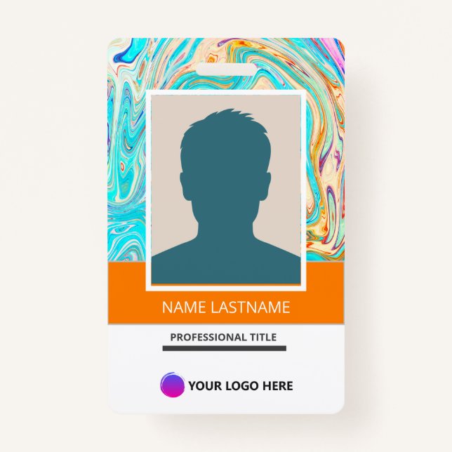 Best Card Presentation ID Card for work Badge (Front)