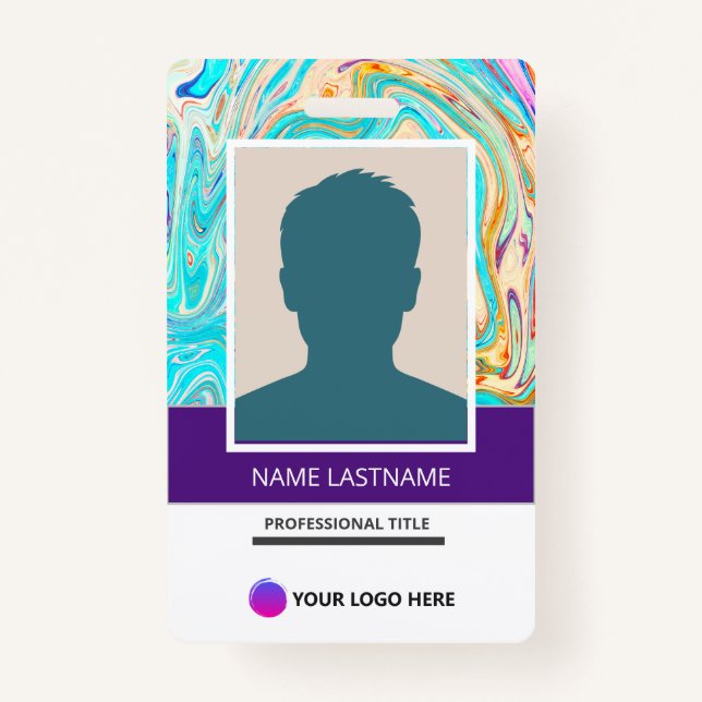 Best Card Presentation ID Card for work Badge (Front)