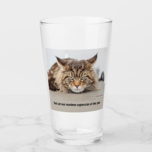 Best cat ax murderer expression glass