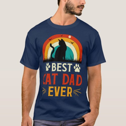 Best Cat Dad Ever 1 T_Shirt