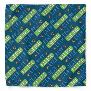 Best Cat Dad Ever Bandana