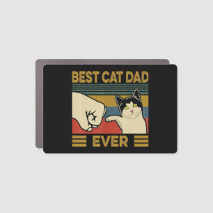 Best Cat Dad Ever Car Magnet