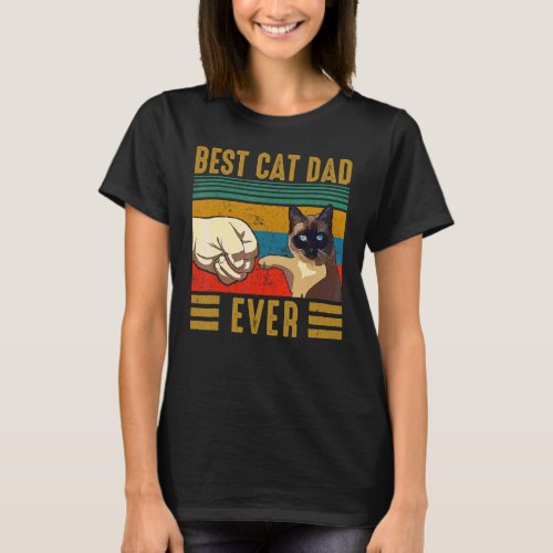 Best Cat Dad Ever   Cat Daddy Father Day Fun T_Shirt
