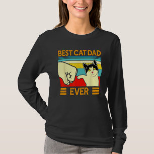Best Cat Dad Ever Cat Daddy Father Day T-Shirt