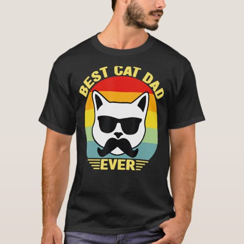 Best Cat Dad Ever Cat Daddy T_Shirt