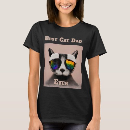 Best Cat Dad Ever     Cat Daddy   T_Shirt