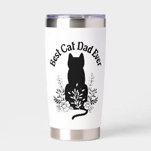 Best Cat Dad Ever Cat Lover Gift Insulated Tumbler