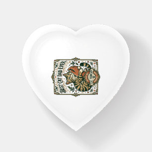 Best Cat Dad Ever Cat Mom Dad Parent Vintage Vecto Paperweight