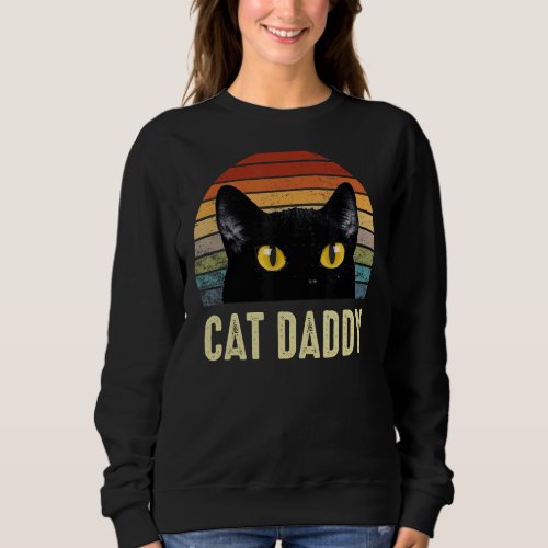 Best Cat Dad Ever  Cat Vintage Sweatshirt