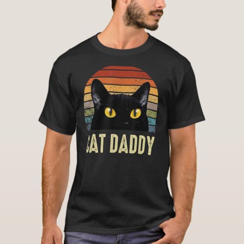 Best Cat Dad Ever  Cat Vintage T_Shirt