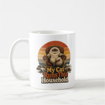 Best Cat Dad Ever Coffee Mug Design | Funny Cat