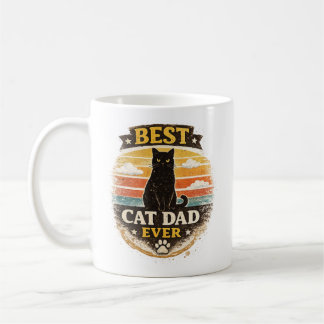 Best Cat Dad Ever Coffee Mug | Fathers Day Gift