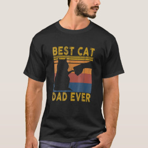 Best Cat Dad Ever Ee  Cat Daddy Father S Day T-Shirt