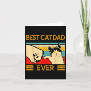 Best Cat Dad Ever Father's Day Gift Cat Daddy For Card