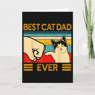 Best Cat Dad Ever Father's Day Gift Cat Daddy For Card