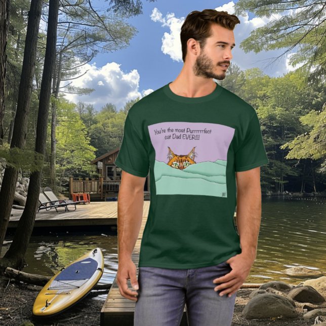 Best Cat Dad Ever! Father's Day T-Shirt (Creator Uploaded)
