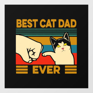 Best Cat Dad Ever Floor Decals