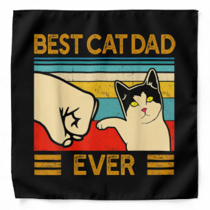 Best Cat Dad Ever Funny Cat Daddy Bandana