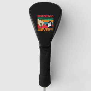 Best Cat Dad Ever Golf Head Cover