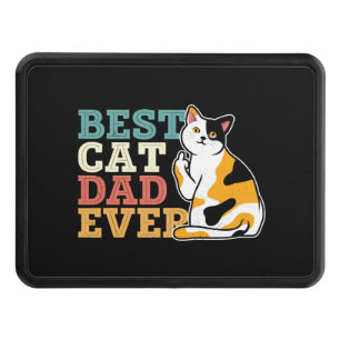 Best Cat Dad Ever Hitch Cover