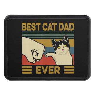 Best Cat Dad Ever Hitch Cover