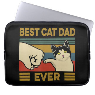 Best Cat Dad Ever Laptop Sleeve