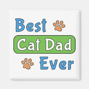 Best Cat Dad Ever Magnet