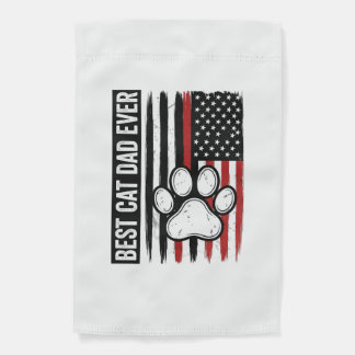 Best Cat Dad Ever Patriotic Paw Flag Design_1