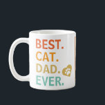 Best Cat Dad Ever Personalized Photo Coffee Mug<br><div class="desc">Best Cat Dad Ever Personalized Photo Coffee Mug</div>