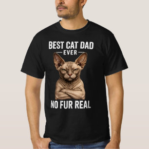 Best Cat Dad Ever Sphynx Cat Shirt