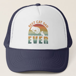 Best Cat Dad Ever Trucker Hat