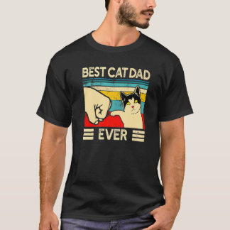Best Cat Dad Ever Vintage Cats 1 T-Shirt