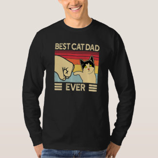 Best Cat Dad Ever Vintage Cats 1 T-Shirt