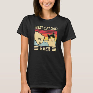 Best Cat Dad Ever Vintage Cats 1 T-Shirt