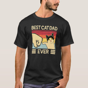 Best Cat Dad Ever Vintage Cats 1 T-Shirt
