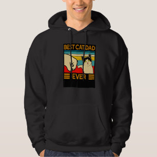 Best Cat Dad Ever Vintage Cats 2 Hoodie