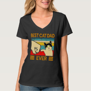 Best Cat Dad Ever Vintage Cats 6 T-Shirt