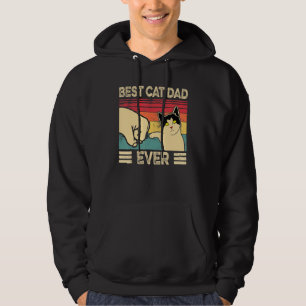 Best Cat Dad Ever Vintage Cats 7 Hoodie