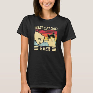 Best Cat Dad Ever  Vintage Cats   7 T-Shirt