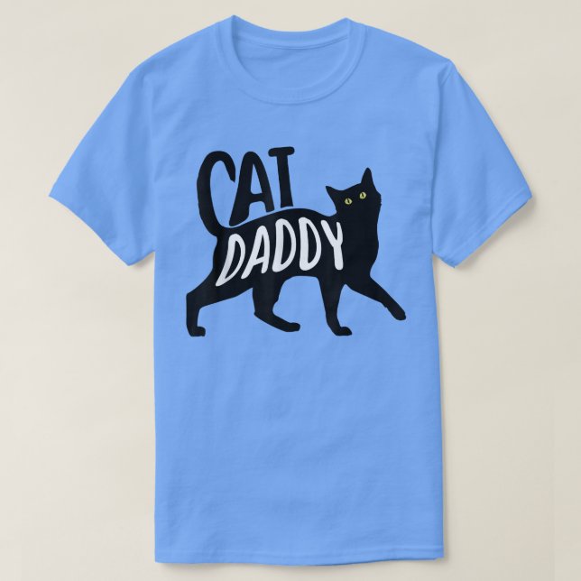 Best Cat Dad Fathers Day Kitty Lover Daddy Papa Ch T-Shirt (Design Front)
