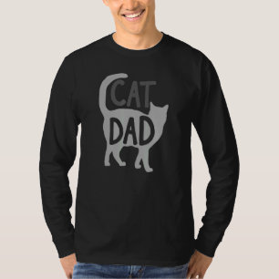 Best Cat Dad Fathers Day Men Kitty Daddy Papa Chri T-Shirt