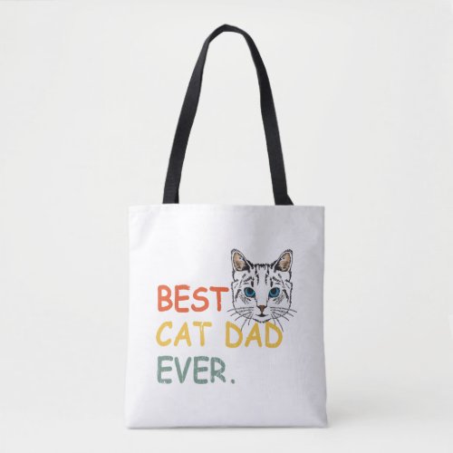 Best Cat Dad love cat play Cat Kitten Cat Daddy  Tote Bag