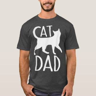 Best Cat Dad Shirt Fathers Day Kitty Daddy Papa Ch