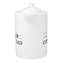 Best cat dad teapot gift for cat owner daddy