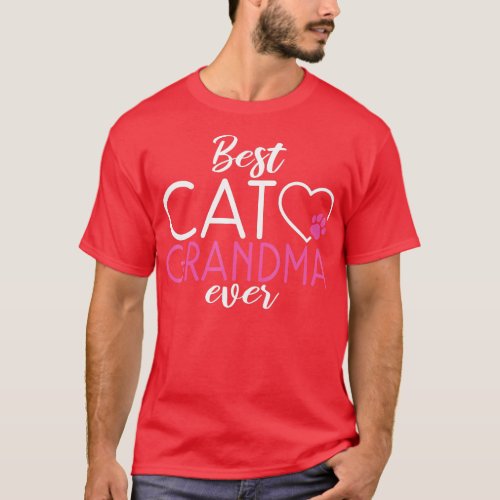 Best Cat Grandma Ever Kitty Cat Lover  T_Shirt