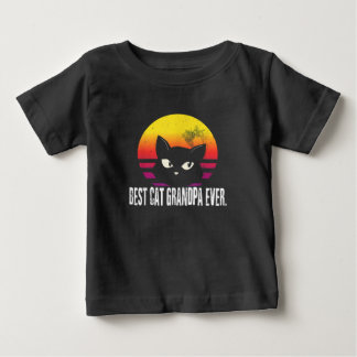 Best Cat Grandpa Ever | Cat Retro Gift Baby T-Shirt